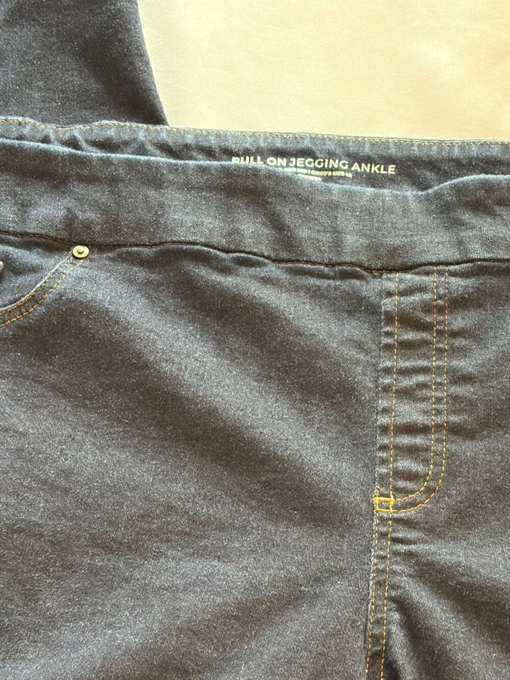 Chico's Plus Size 20 Pull On Denim Jeggins - Picture 3 of 8